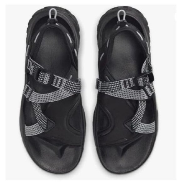 Nike Women's Oneanta Sandals, Black/Pure Platinum/Wolf Grey, Size 6 - Picture 1 of 4